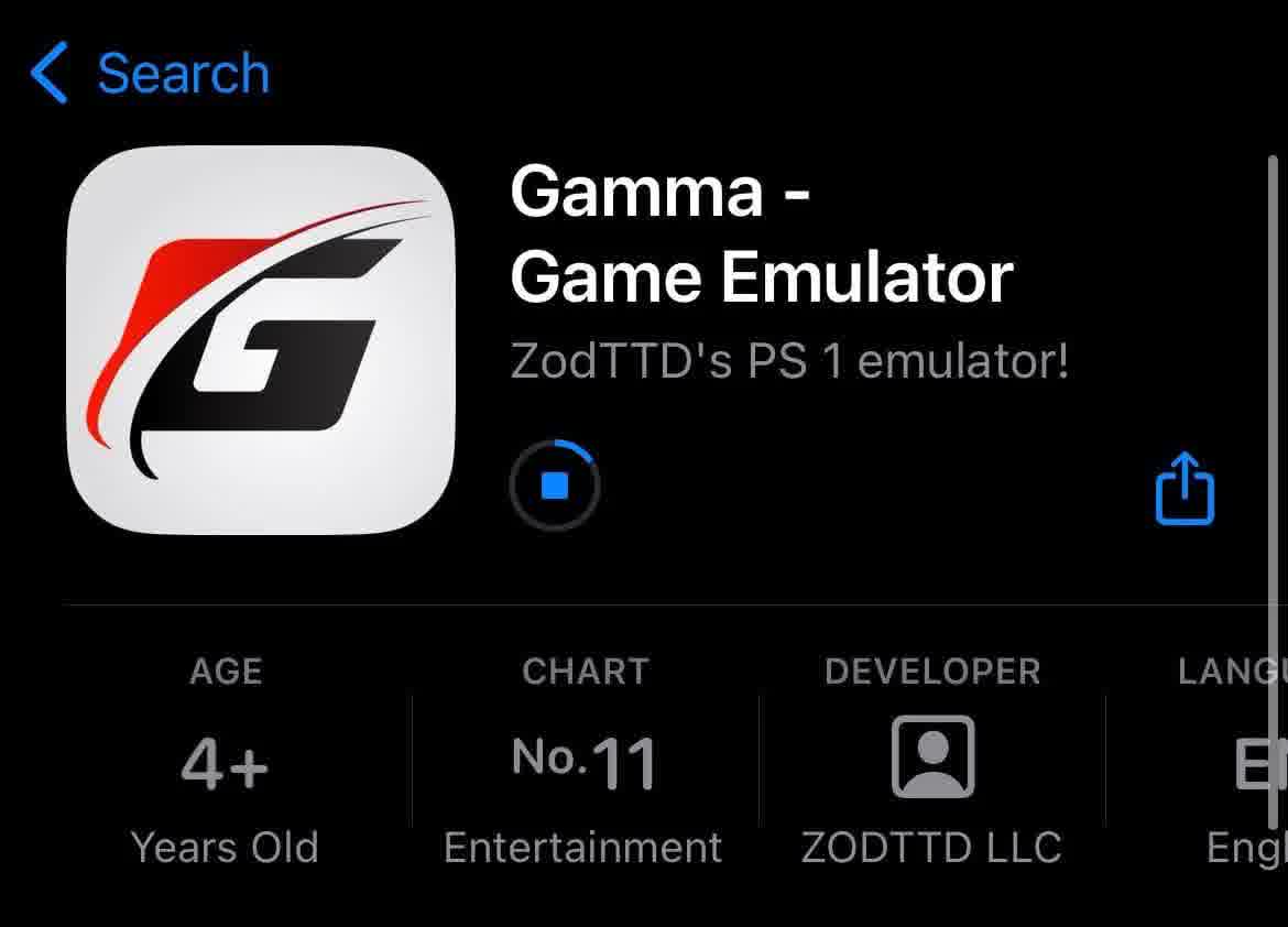 PS1エミュレータがiPhone App Storeに登場｜Gamma