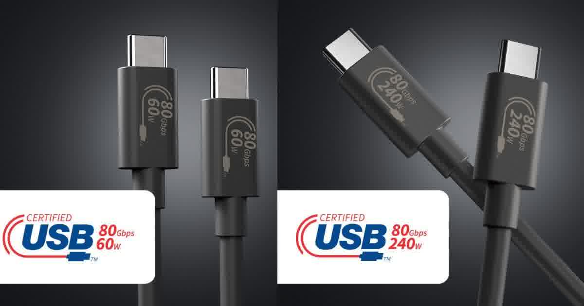 最初のUSB4 2.0ケーブルが正式に認定｜驚異的なデータ速度が予想される