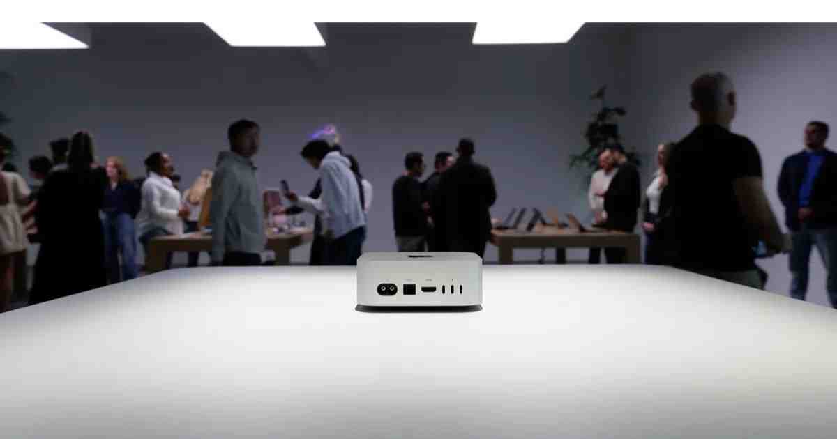 Apple 再設計したMac Mini M4発表