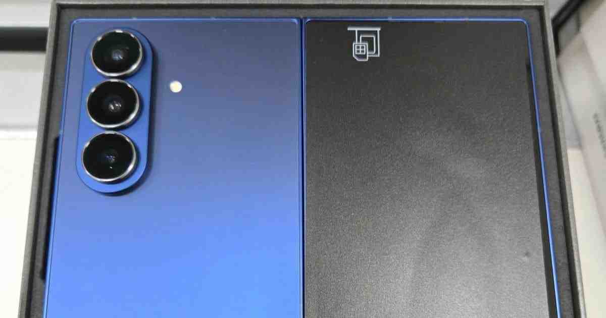 Samsung Galaxy Z Fold 7のリーク画像公開|新カラー「Blue Shadow」やデザイン判明