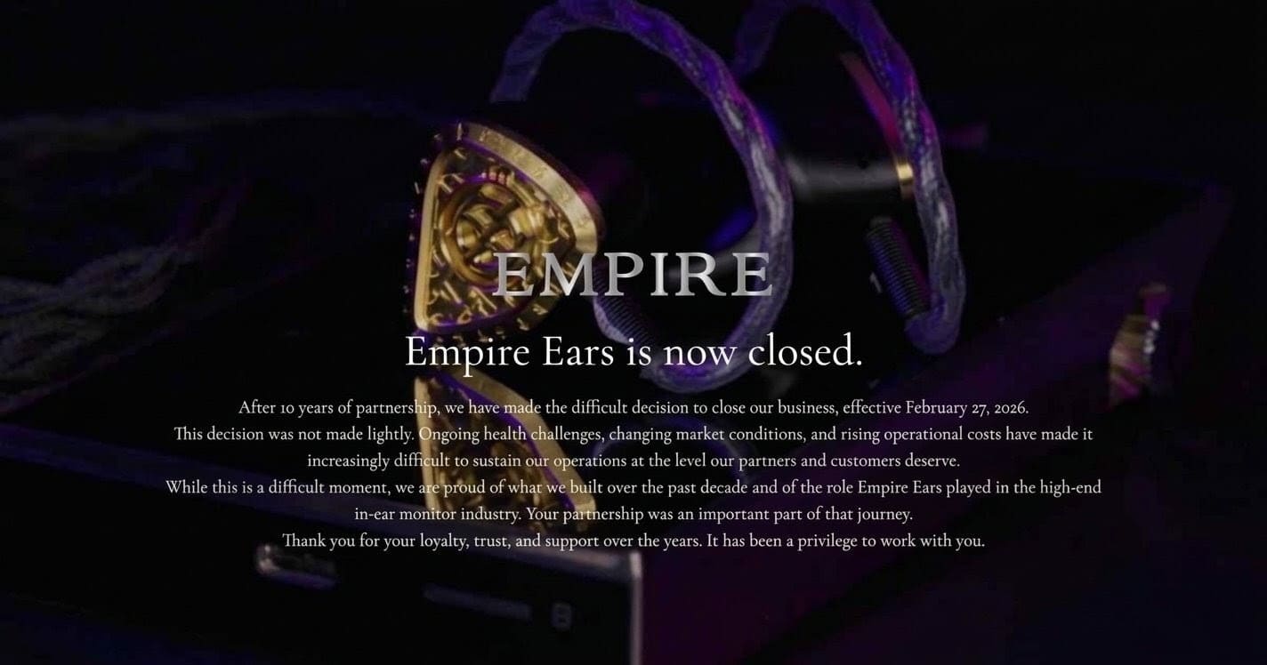Empire Earsが事業終了