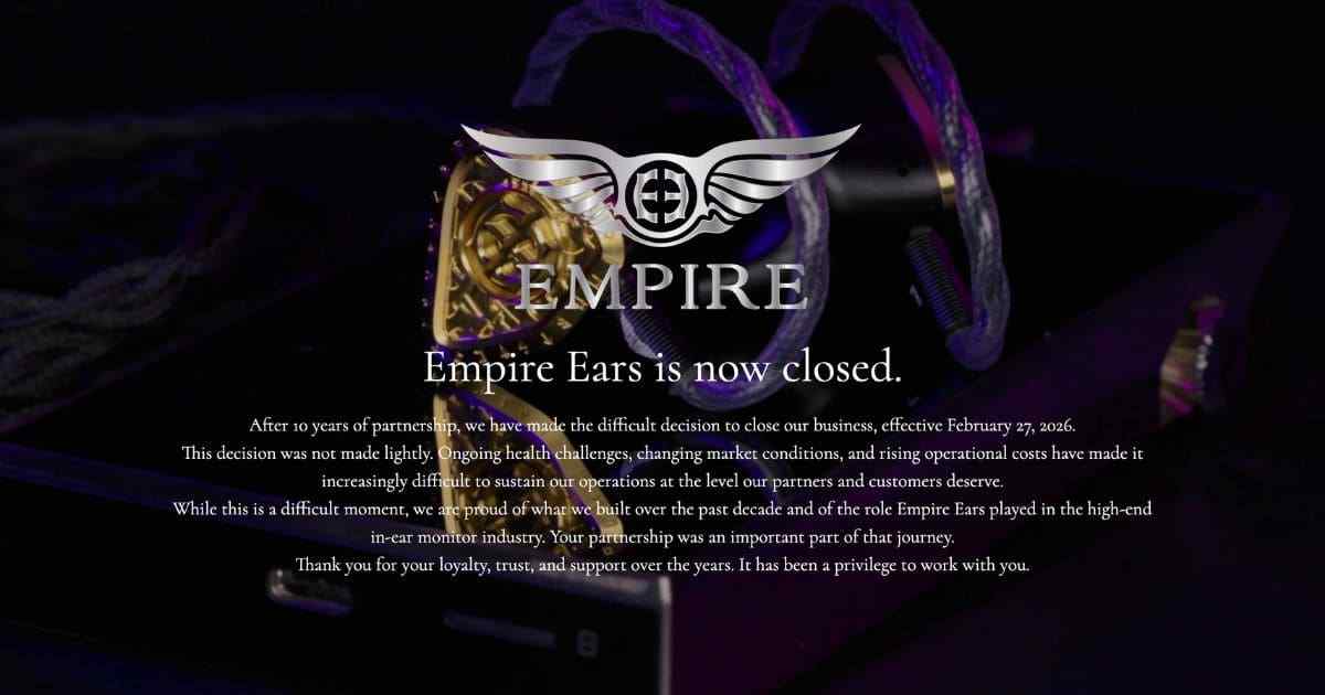 Empire Earsが事業終了